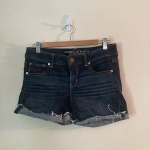 American Eagle High Waist Cut Off Jean Shorts
